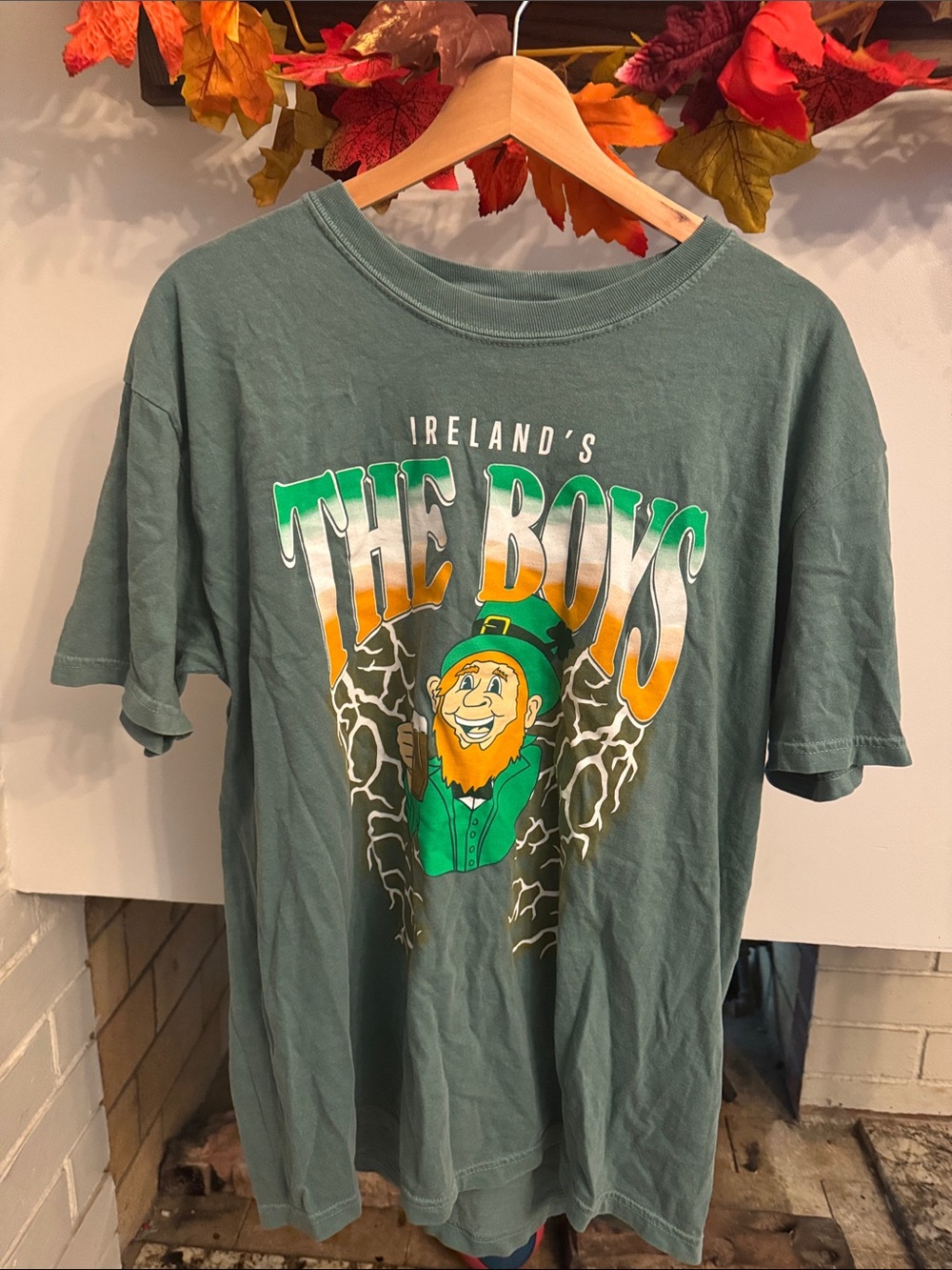 Ireland's The Boys Kids Graphic Tee - Green